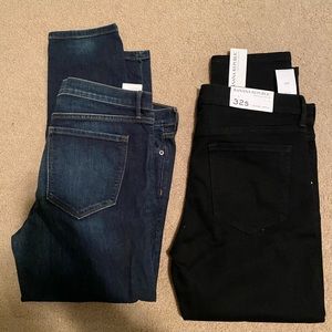 2 BR skinny jeans never worn